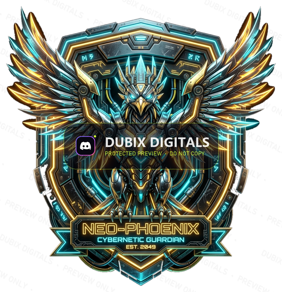 Neo Phoenix 3D Mascot Logo