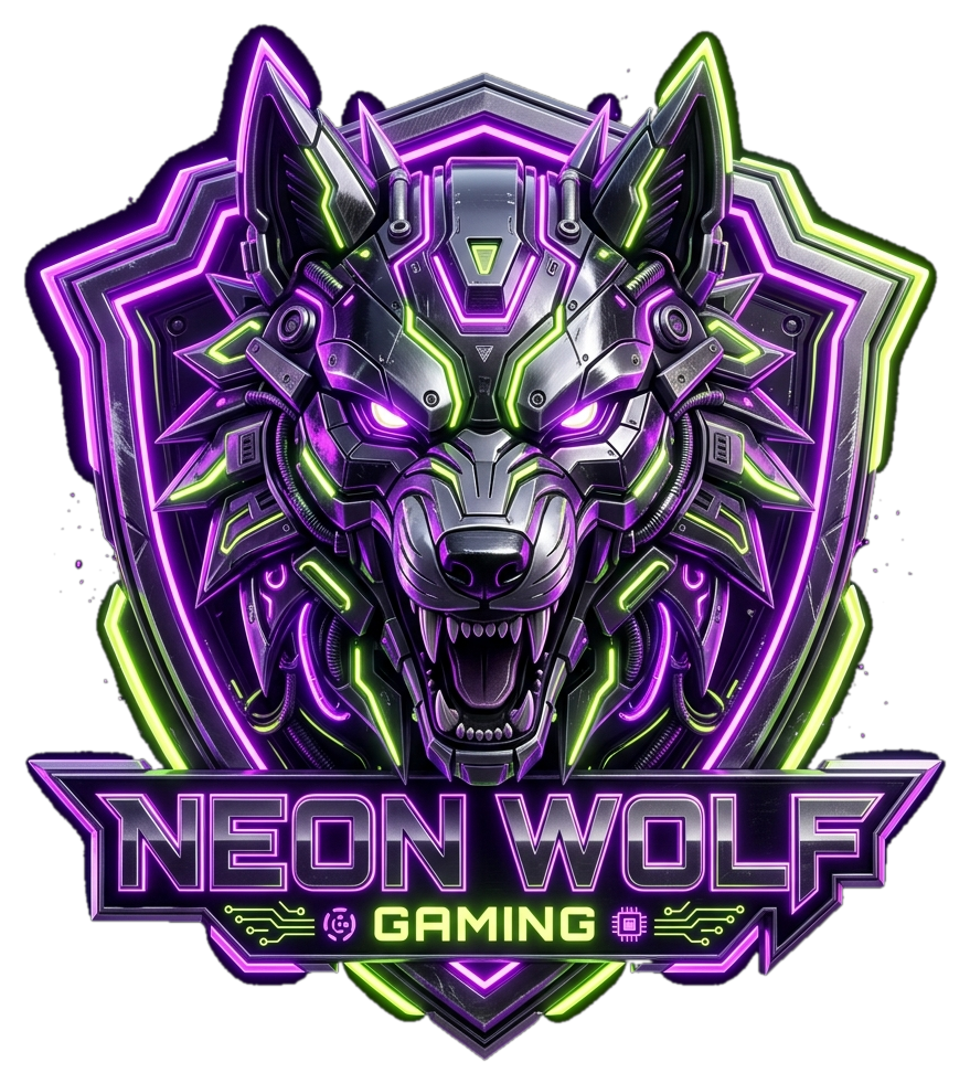 Neon Wolf Clan Badge