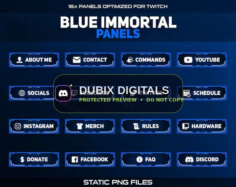 Twitch Panels