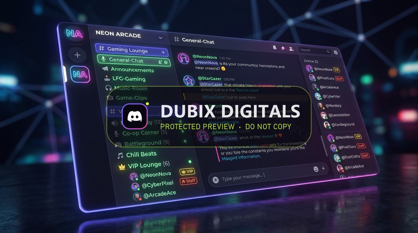 Gaming Hub Server Template