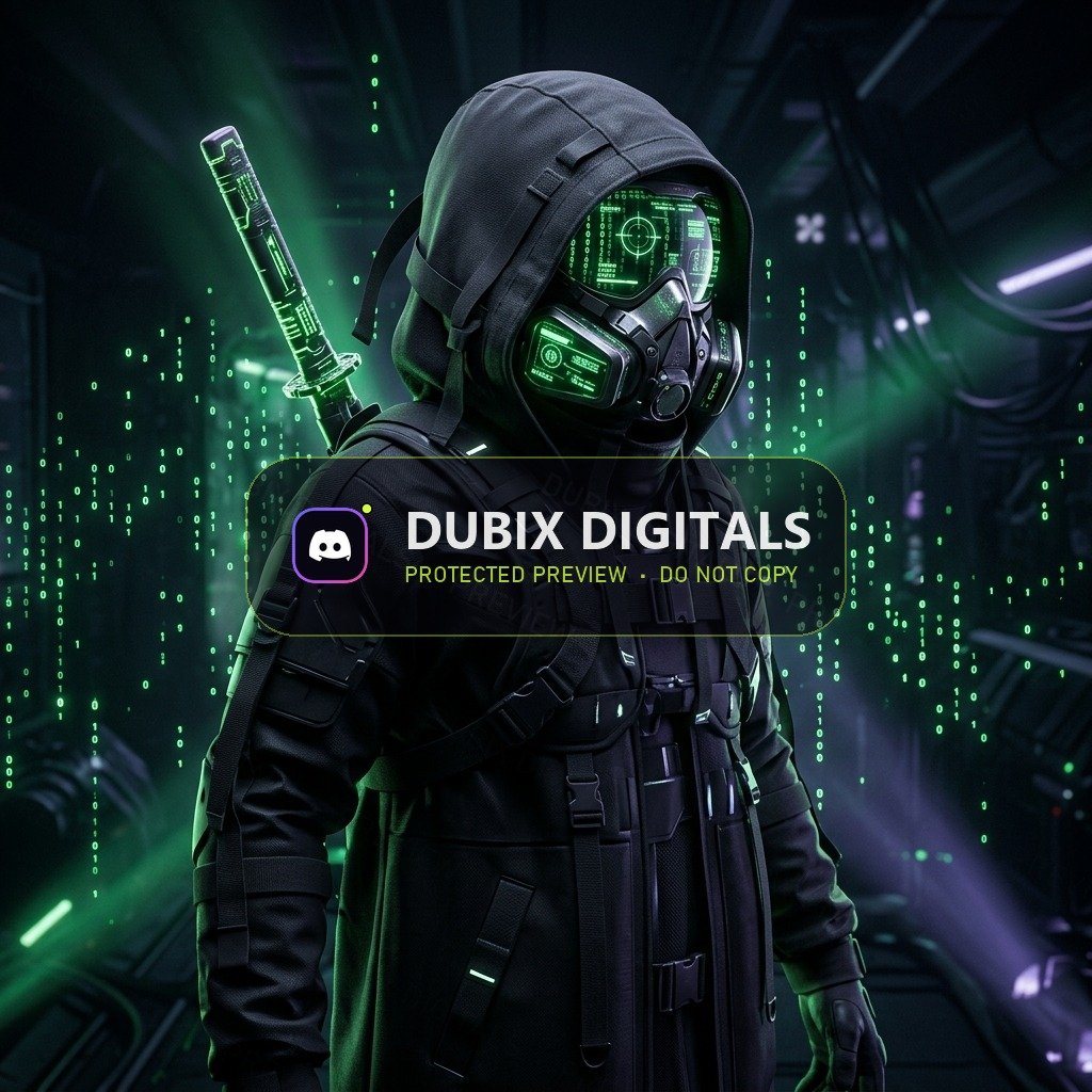 Glitch Shadow Cyber Ninja
